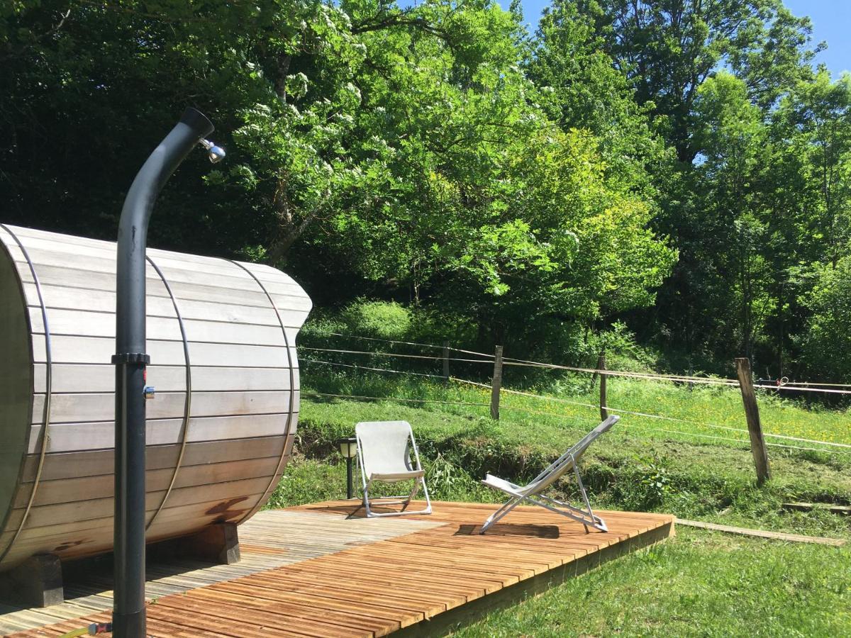 Yourte Et Son Bain Nordique Frechet-Aure Bagian luar foto